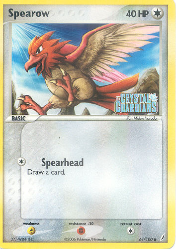 Spearow - (EX Crystal Guardians)