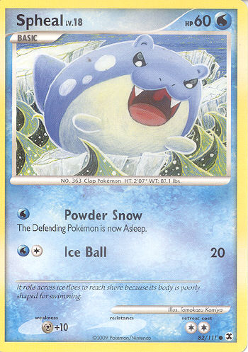 Spheal - (Platinum - Rising Rivals)