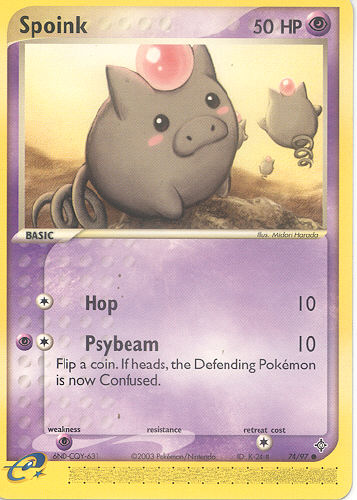 Spoink - (EX Dragon)