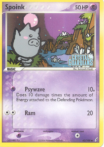 Spoink - (EX Crystal Guardians)