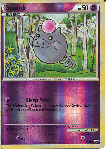 Spoink (Reverse Holo) - (HS - Triumphant)