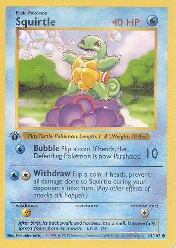 Squirtle - (Base Set)