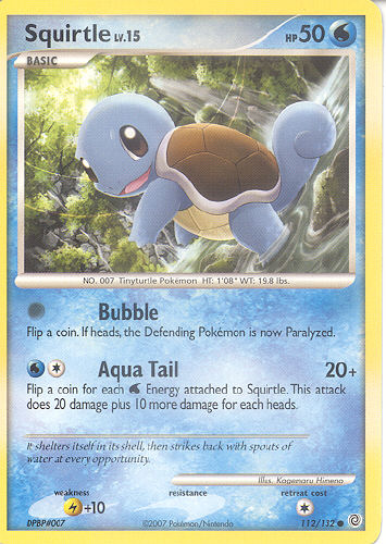Squirtle - (DP - Secret Wonders)