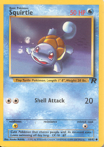 Squirtle - (Team Rocket)