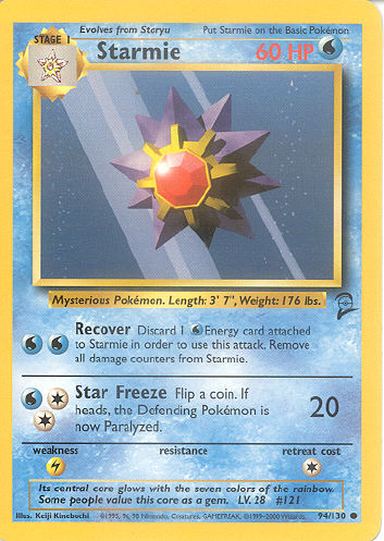 Starmie - (Base Set 2)