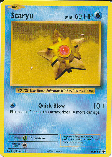 Staryu - (Evolutions)