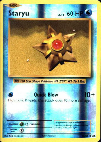 Staryu (Reverse Holo) - (Evolutions)