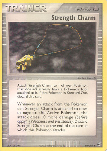Strength Charm (Pokémon Tool) - (EX Deoxys)