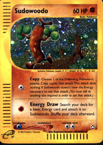 Sudowoodo - (Aquapolis (Holo Subset))