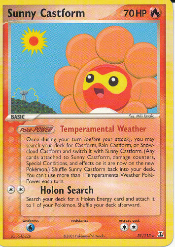 Sunny Castform - (EX Delta Species)