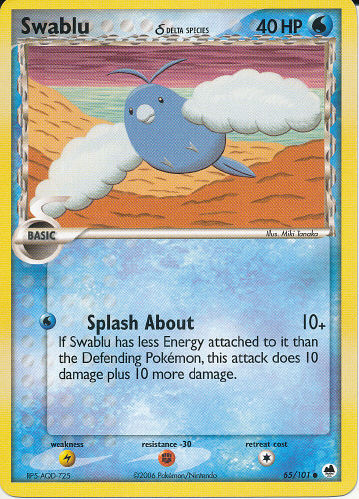 Swablu δ - (EX Dragon Frontiers)