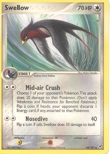 Swellow - (EX Deoxys)