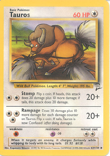 Tauros - (Base Set 2)