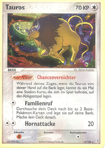 Tauros (Tauros) - (EX Crystal Guardians)