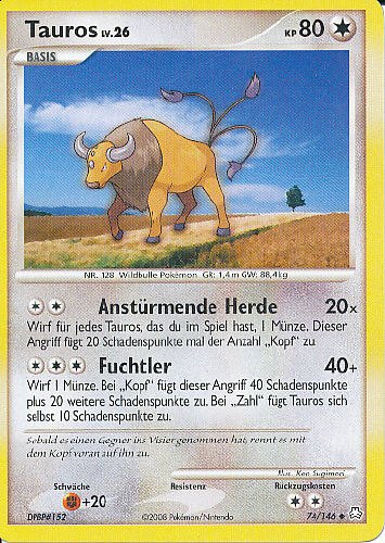 Tauros (Tauros) - (DP - Legends Awakened)