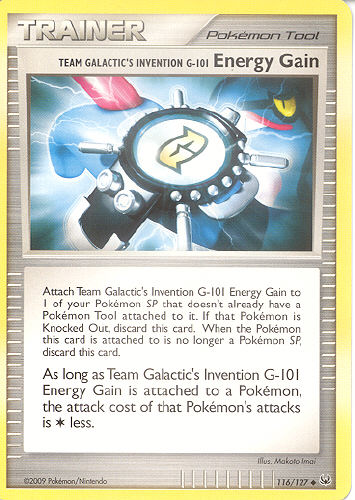 Team Galactic's Invention G-101 Energy Gain (Pokémon Tool) - (Platinum)