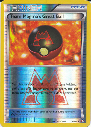 Team Magma's Great Ball (Reverse Holo) - (Double Crisis)