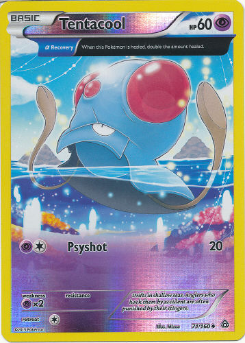 Tentacool (Reverse Holo) - (Primal Clash)