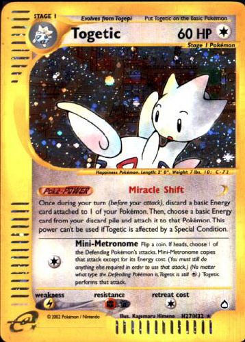 Togetic - (Aquapolis (Holo Subset))