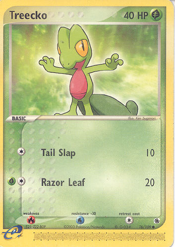 Treecko - (EX Ruby And Sapphire)