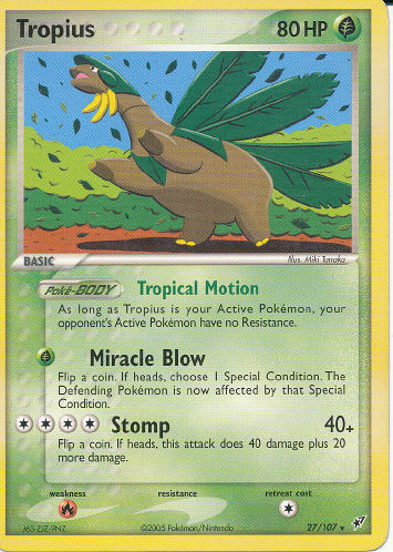 Tropius - (EX Deoxys)