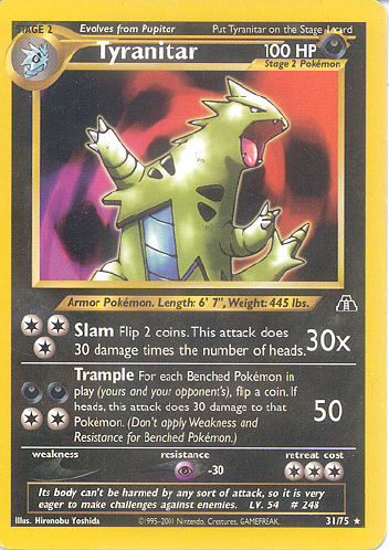 Tyranitar - (Neo Discovery)