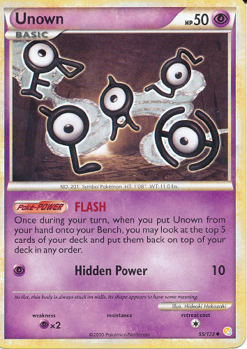 Unown - (HeartGold & SoulSilver)