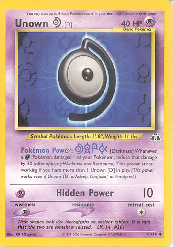 Unown [D] - (Neo Discovery)