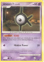 Unown [K] - (DP - Secret Wonders)