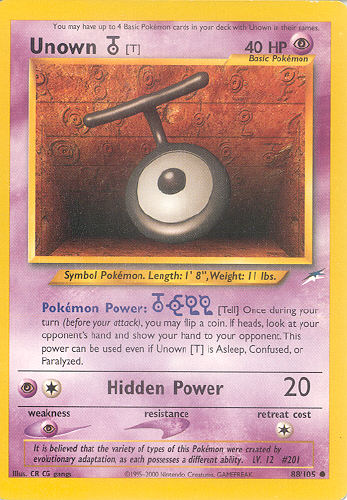 Unown [T] - (Neo Destiny)