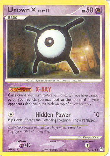 Unown [X] - (DP - Secret Wonders)