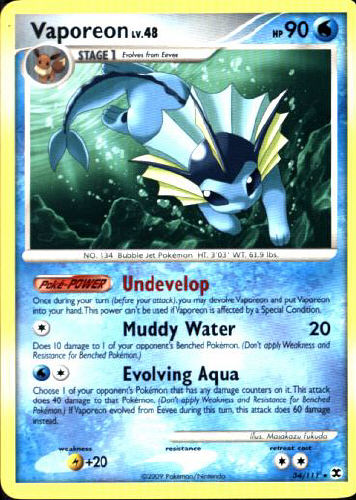 Vaporeon - (Platinum - Rising Rivals)