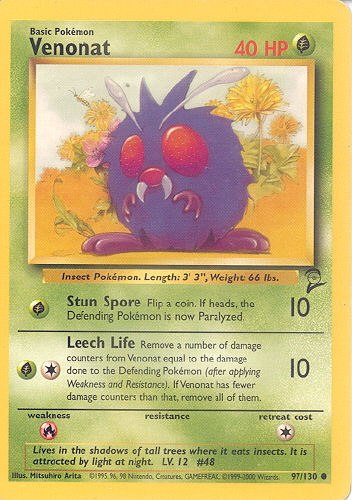 Venonat - (Base Set 2)