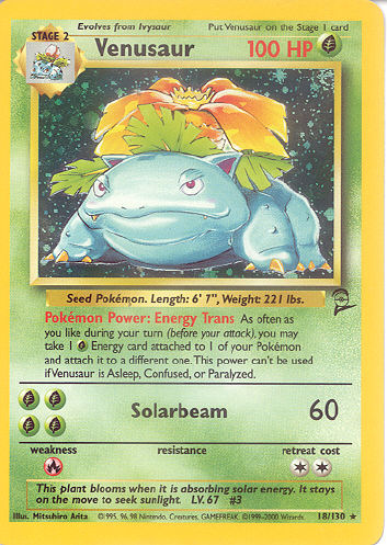 Venusaur - (Base Set 2)