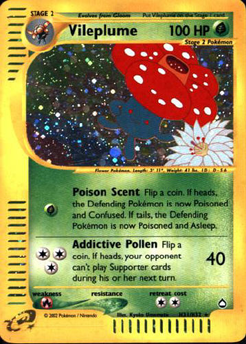 Vileplume - (Aquapolis (Holo Subset))