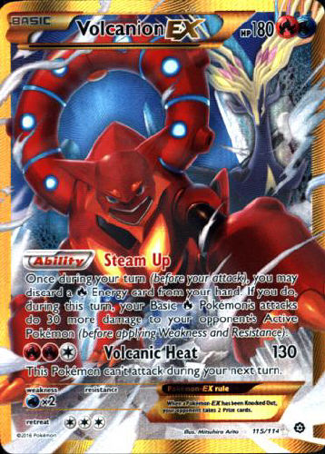 Volcanion EX Full Art - (Steam Siege)