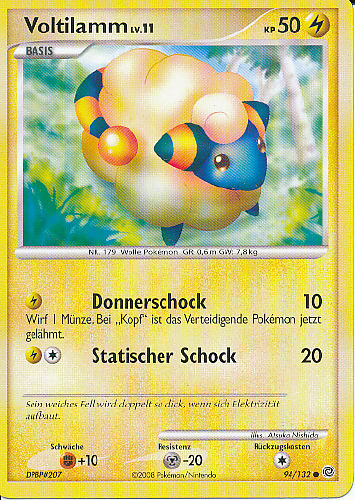 Voltilamm (Mareep) - (DP - Secret Wonders)