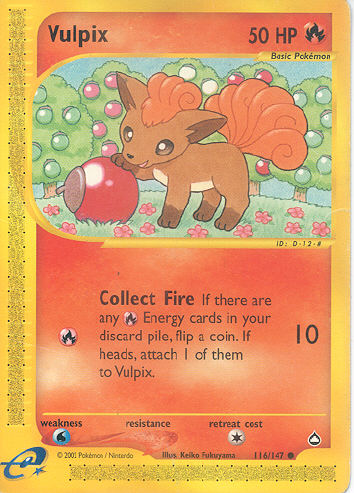 Vulpix - (Aquapolis)