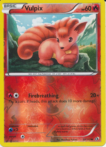 Vulpix (Reverse Holo) - (Legendary Treasures)