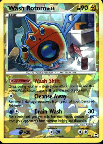 Wash Rotom (Reverse Holo) - (Platinum - Rising Rivals)