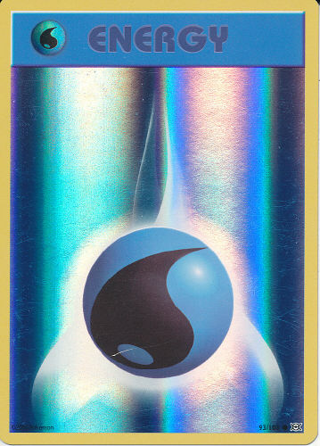 Water Energy (Reverse Holo) - (Evolutions)