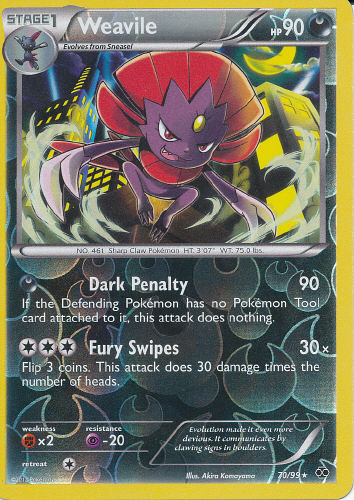 Weavile (Reverse Holo) - (Next Destinies)