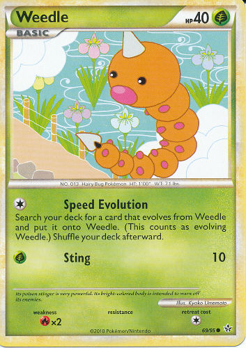 Weedle - (HS - Unleashed)