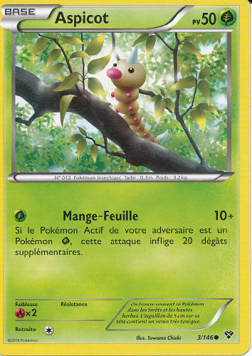 Aspicot (Weedle) - (XY)