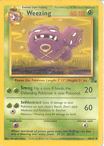 Weezing - (Fossil)