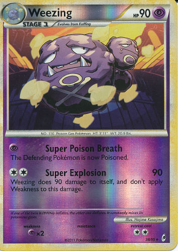 Weezing (Reverse Holo) - (Call of Legends)