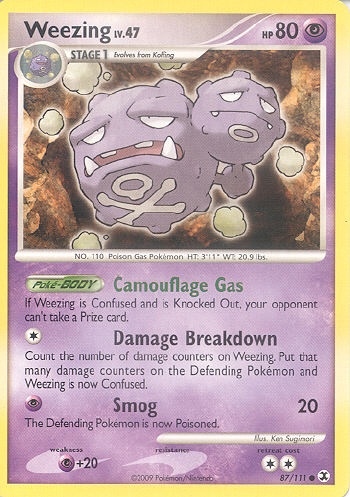 Weezing - (Platinum - Rising Rivals)