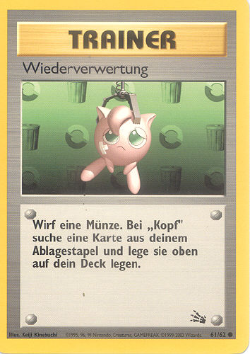Wiederverwertung (Recycle) - (Fossil)