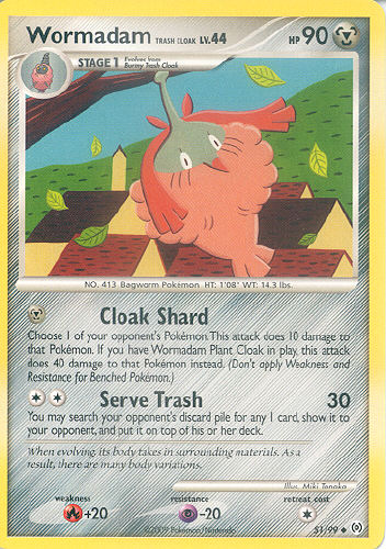 Wormadam Trash Cloak - (Platinum - Arceus)