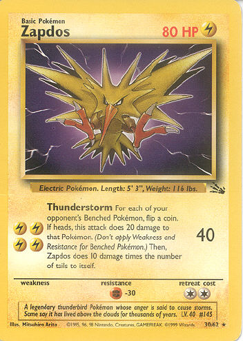 Zapdos - (Fossil)